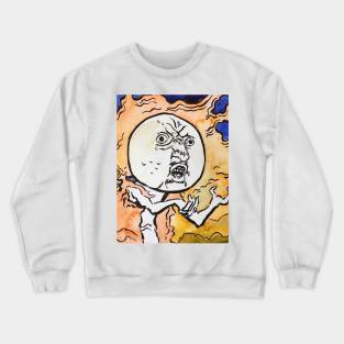 Ukiyo-e meme: Why You No? Crewneck Sweatshirt